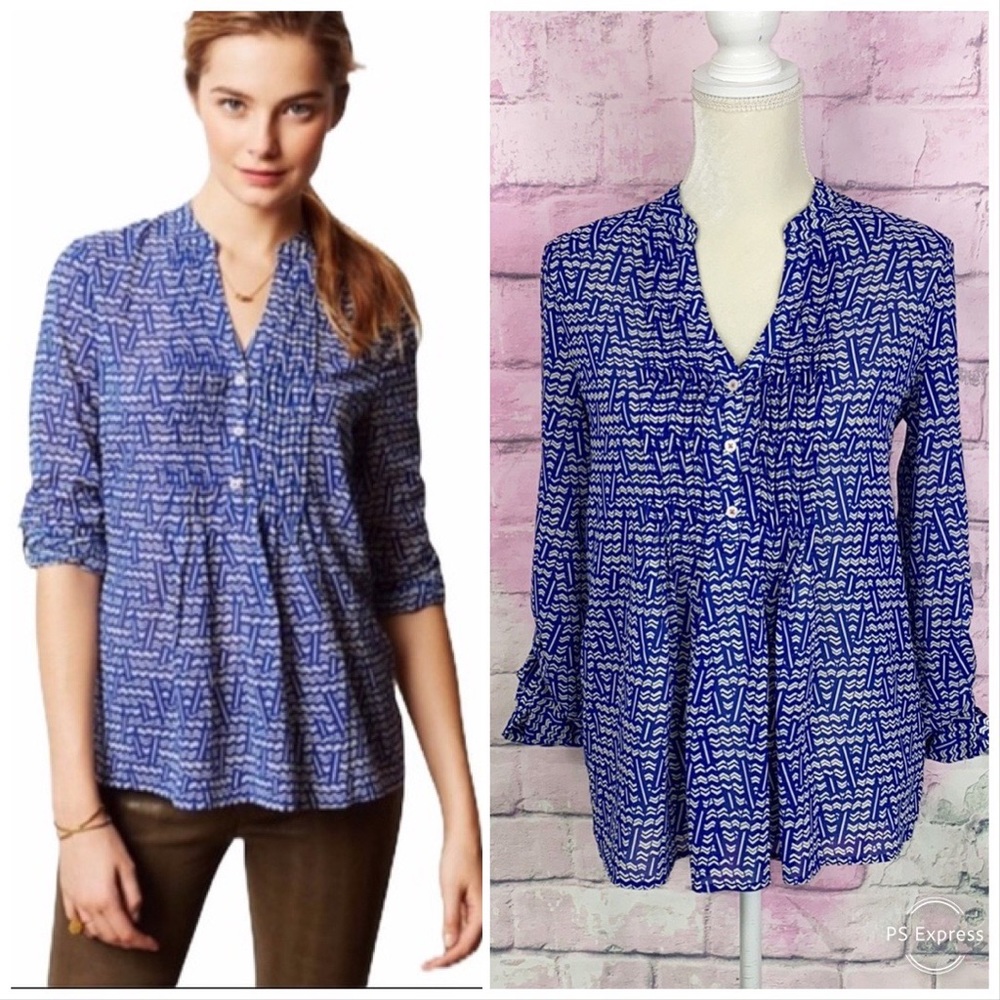 Anthropologie HD in Paris Kaveri pullover blouse 4